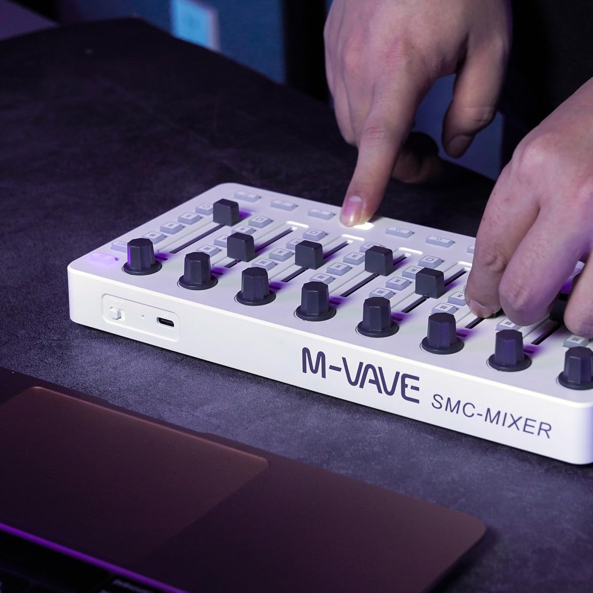 PLAVE MD MMMM meymu yejun 6点セット M-Vave Mikser SMC – bezprzewodowy kontroler MIDI Bluetooth z